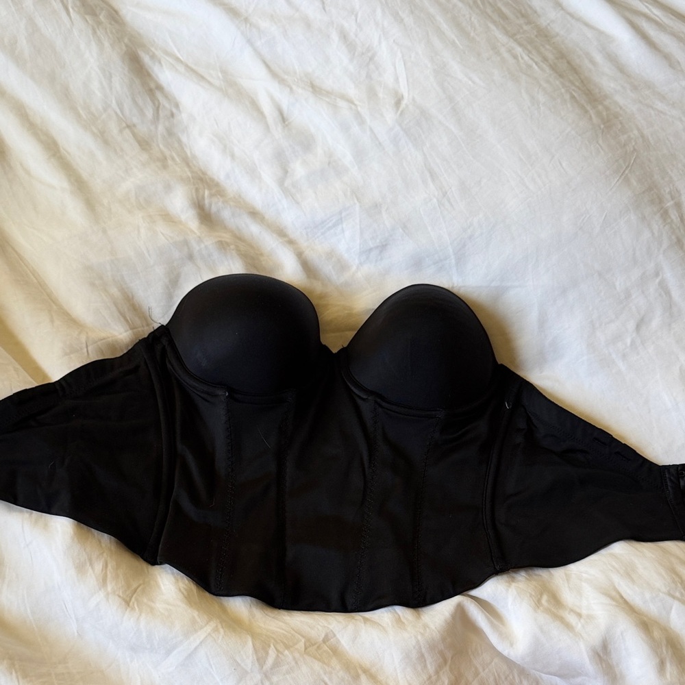 Victoria's Secret Back Off Baby Low Back Bustier Push Up Shapewear 34D - Picture 6 of 6